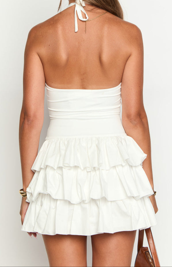 Rosemund white mini dress