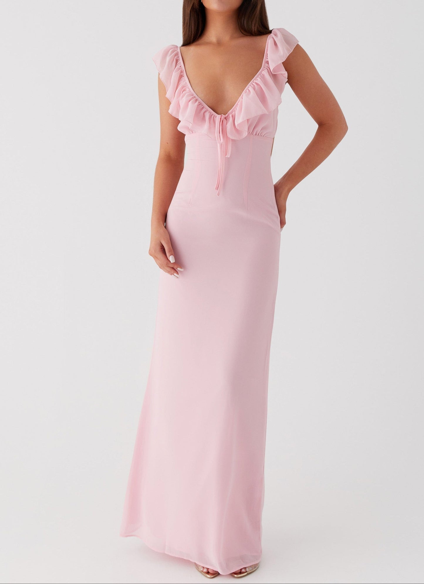 Teodora Maxi Dress – Pink