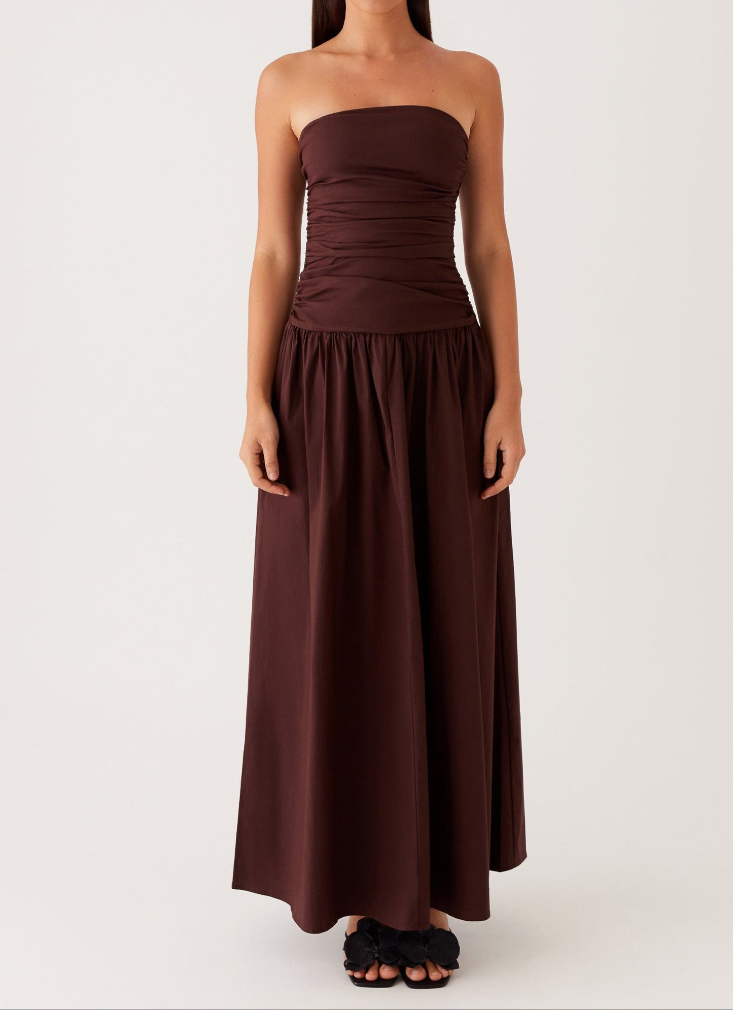 Milana Maxi Dress – Brown