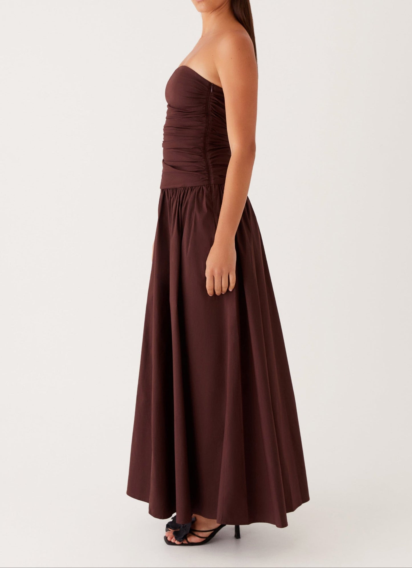 Milana Maxi Dress – Brown