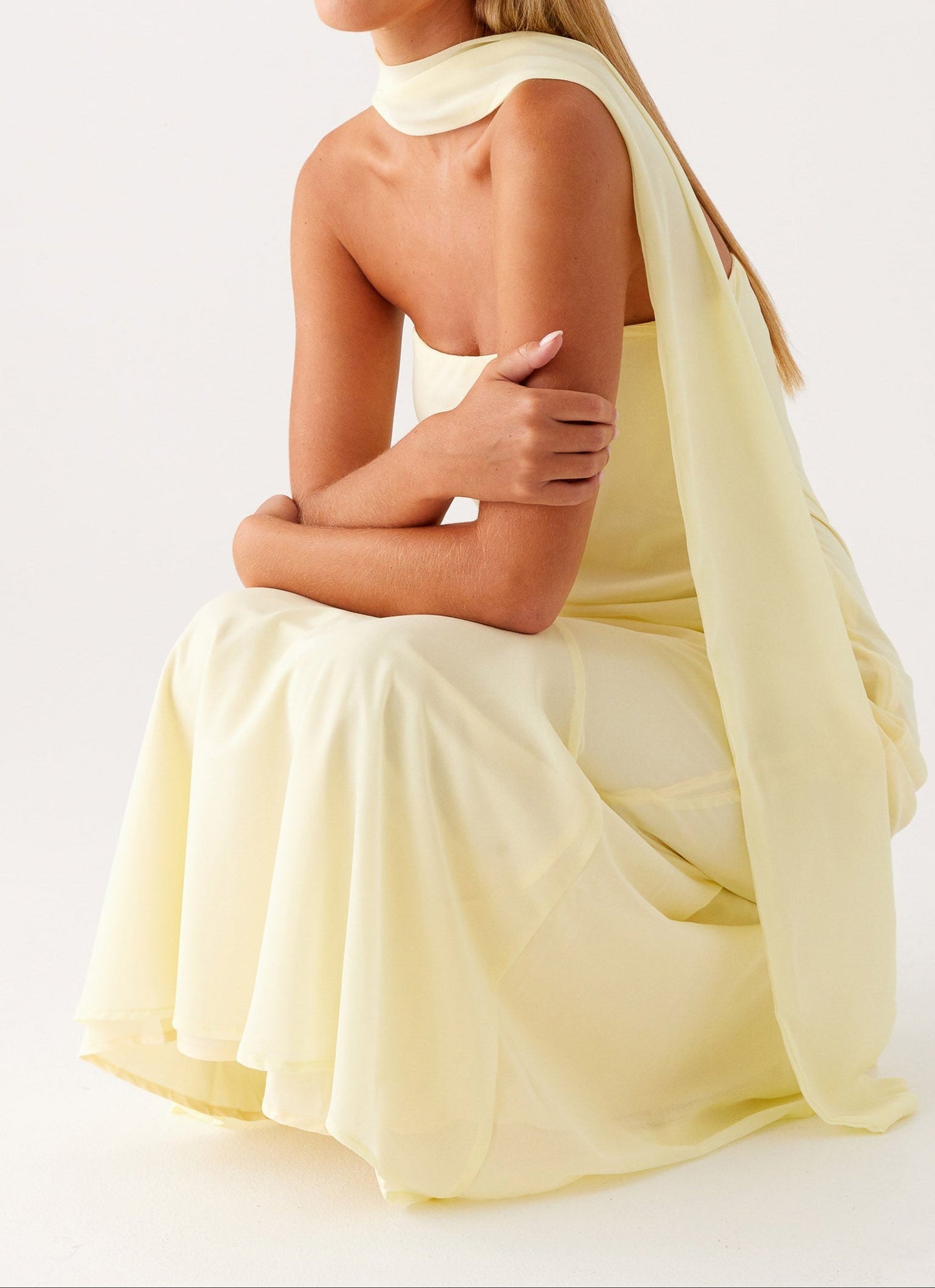 Phebe Maxikleid – Gelb