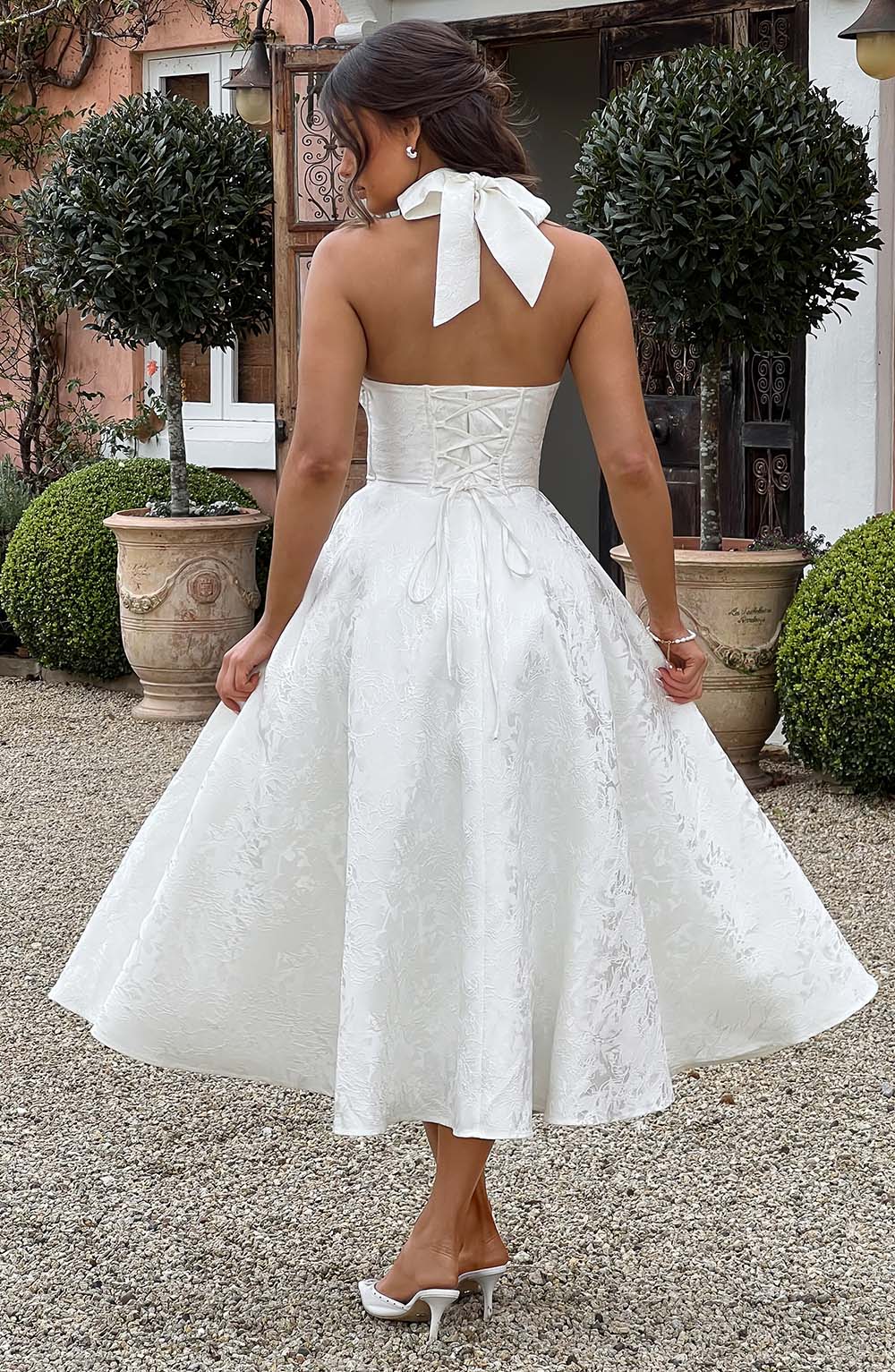 Clara Midi Dress - Ivory