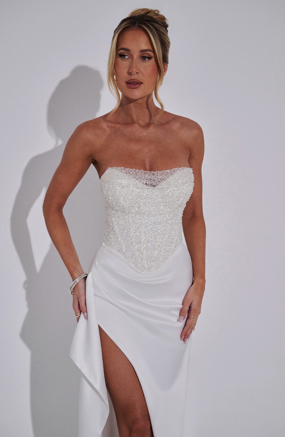 Ana Maxi Dress - Ivory