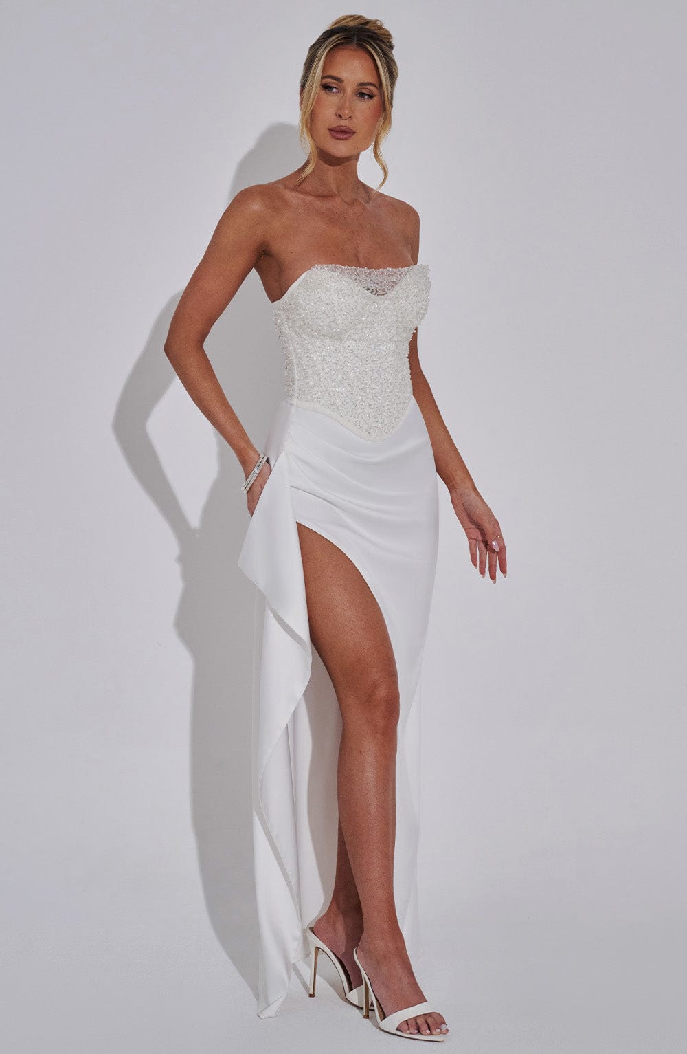 Ana Maxi Dress - Ivory