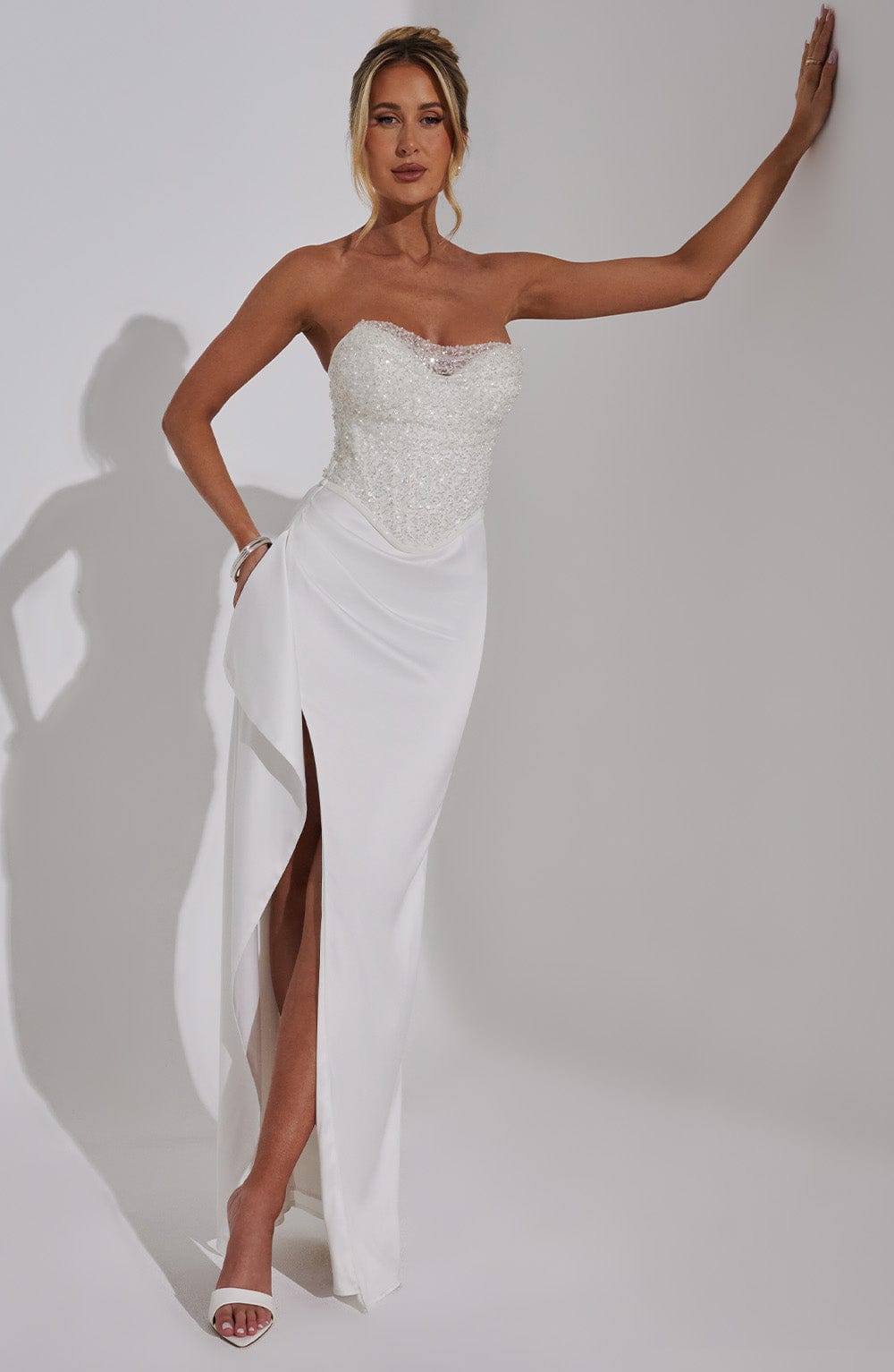 Ana Maxi Dress - Ivory