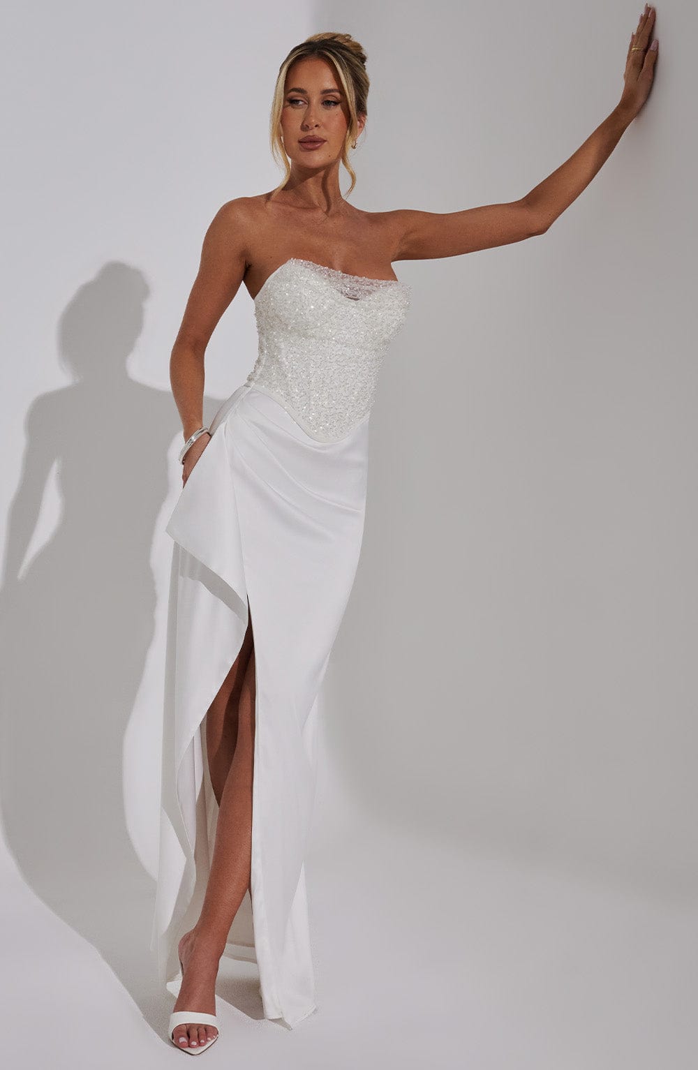 Ana Maxi Dress - Ivory