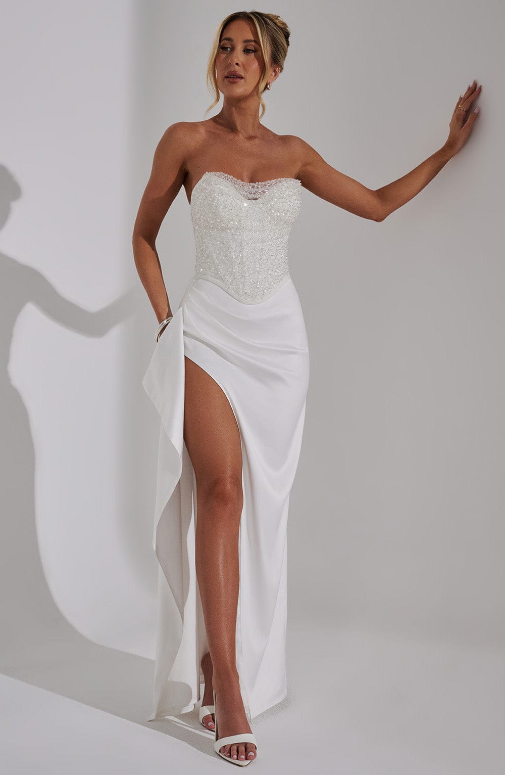 Ana Maxi Dress - Ivory