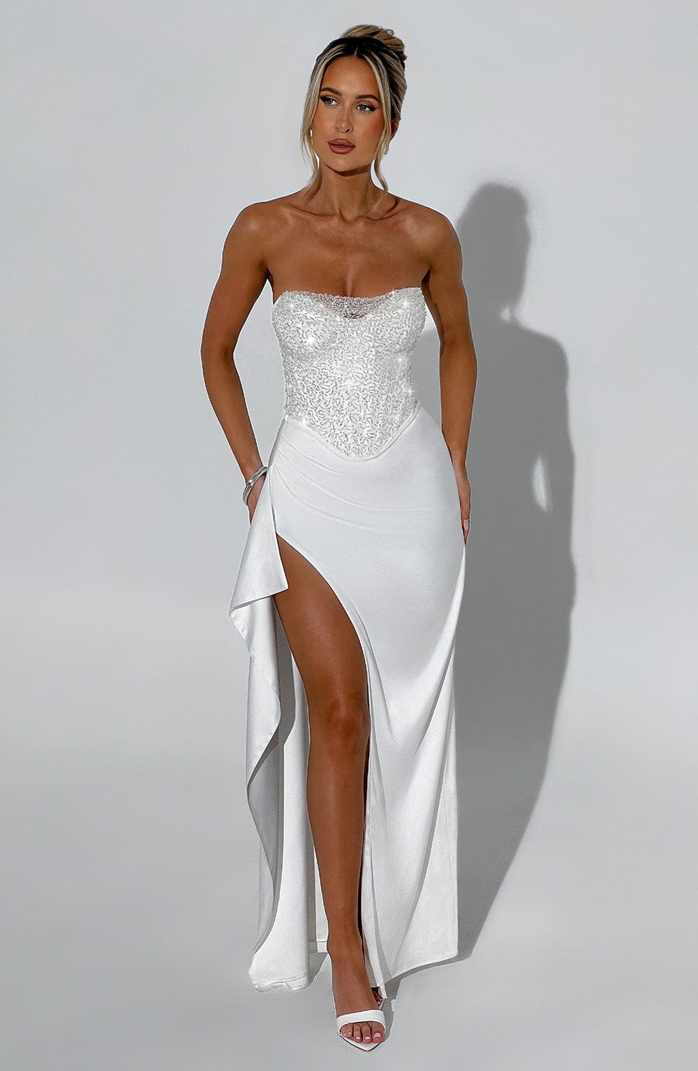 Ana Maxi Dress - Ivory
