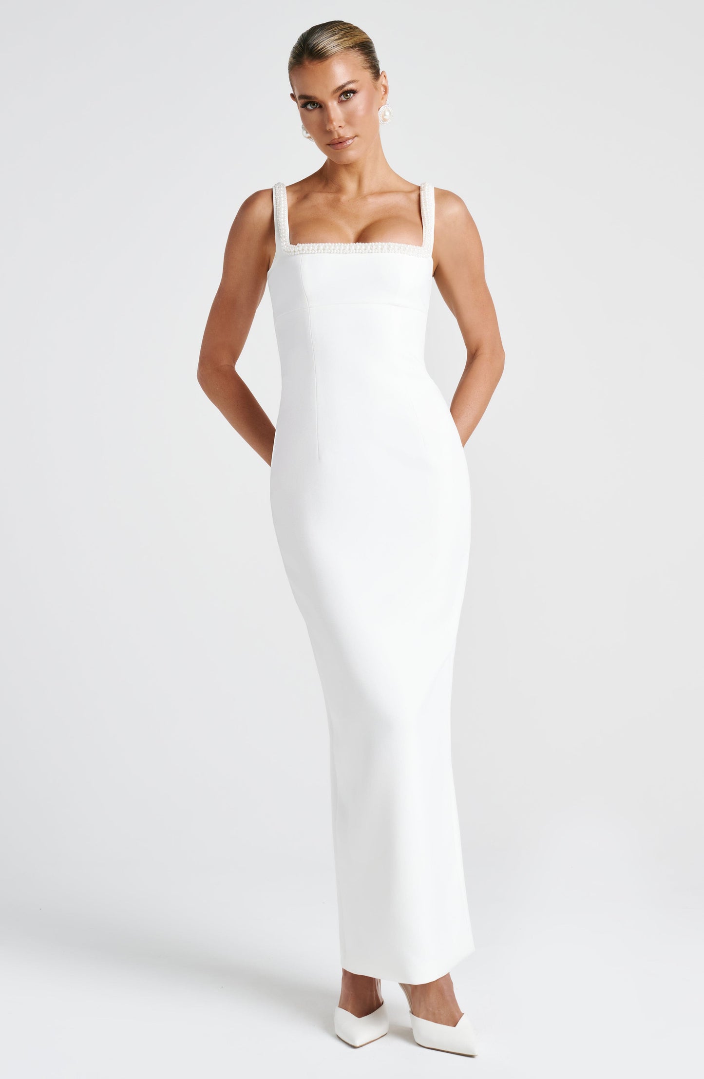 Allison Midaxi Dress - Ivory