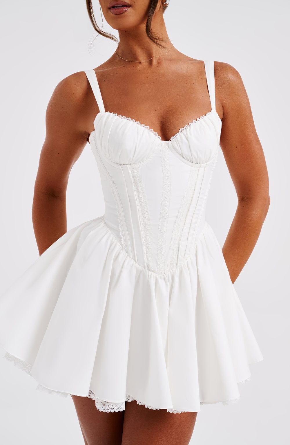 Samantha Mini Dress - White