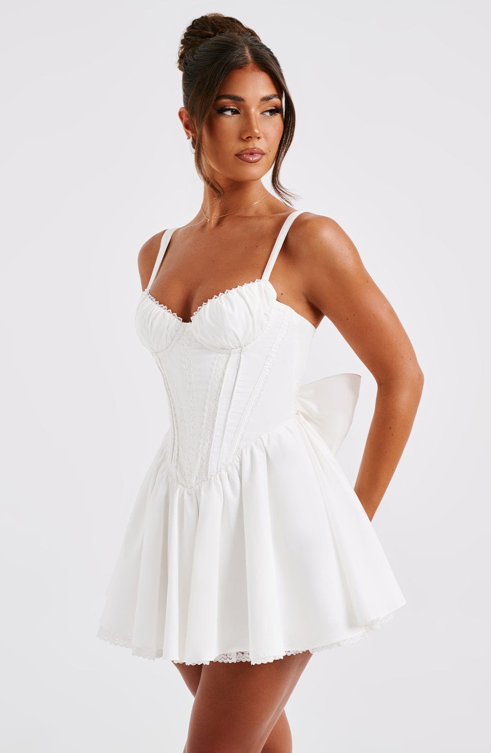 Samantha Mini Dress - White