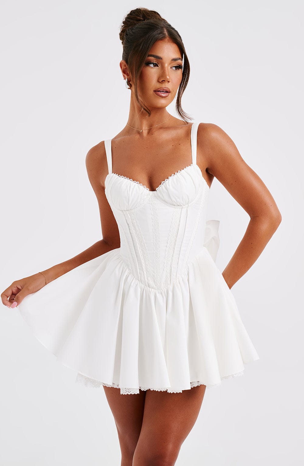 Samantha Mini Dress - White