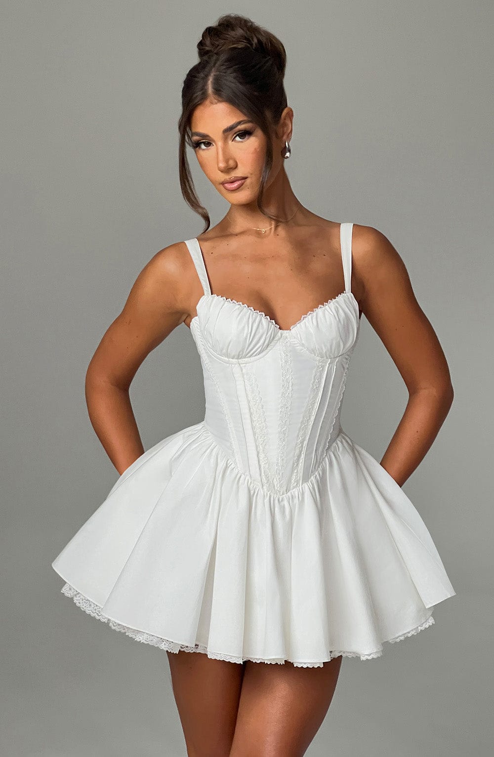 Samantha Mini Dress - White