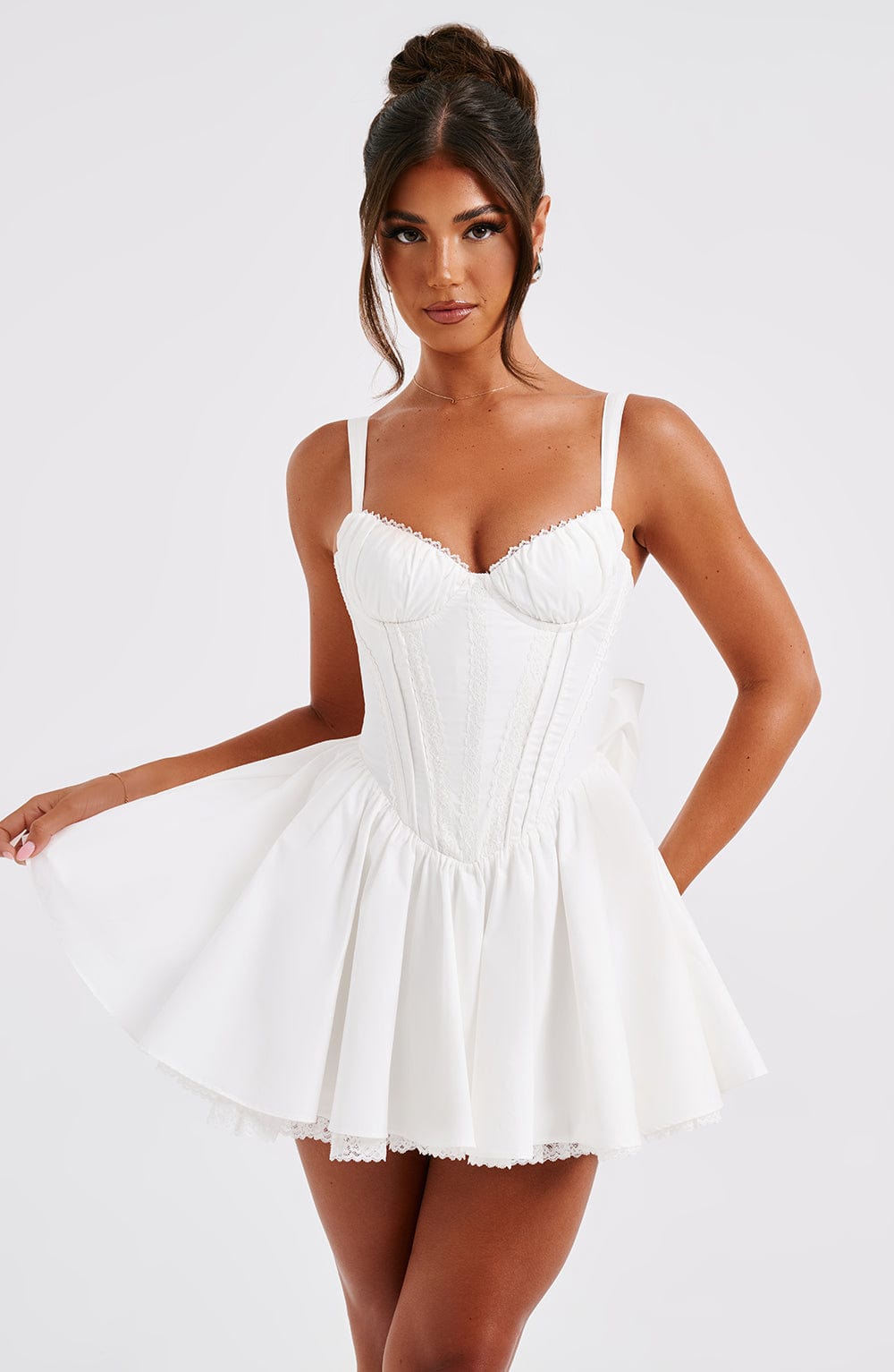 Samantha Mini Dress - White