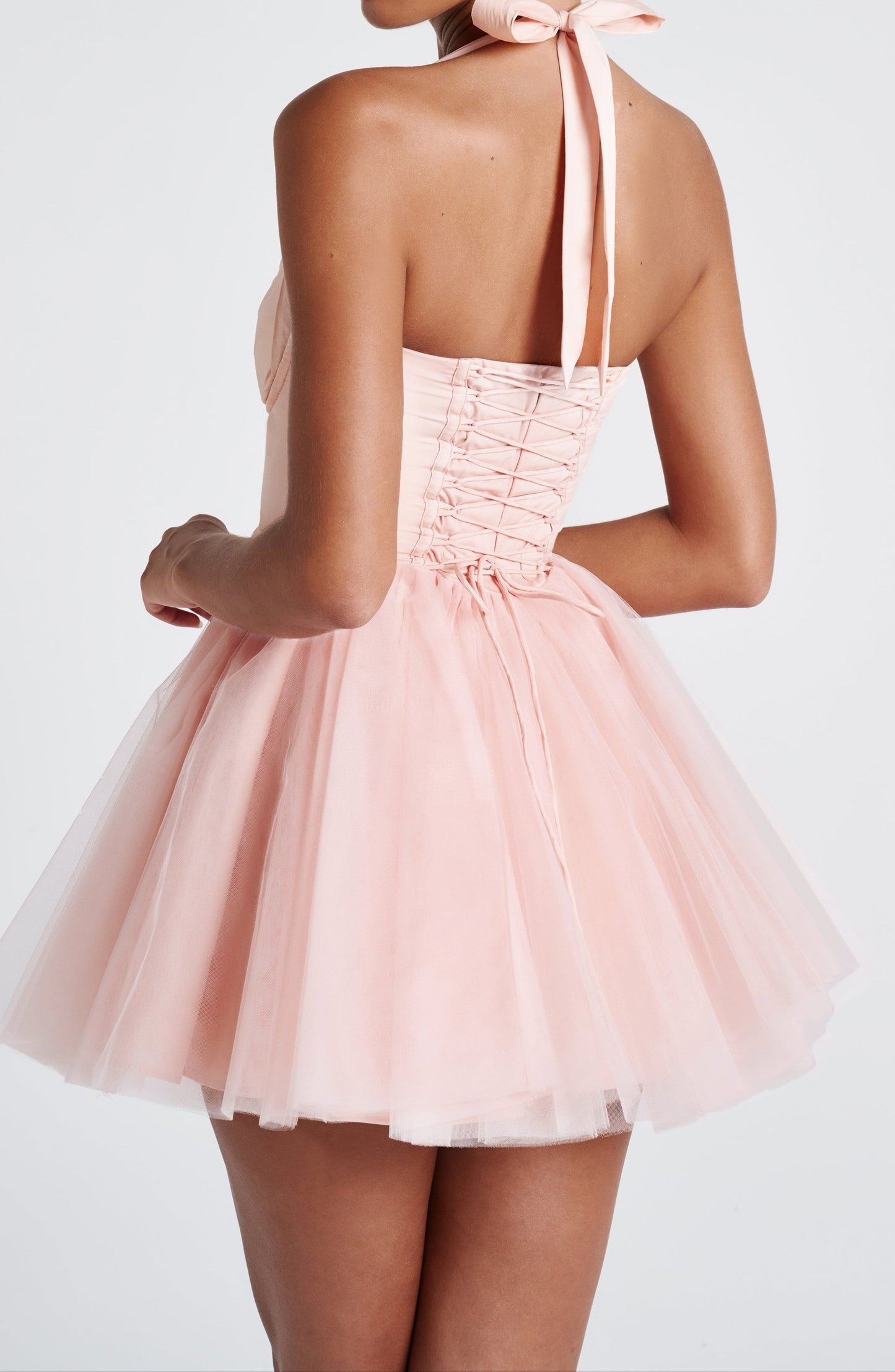 Pazienza Mini Dress – Soft Peach