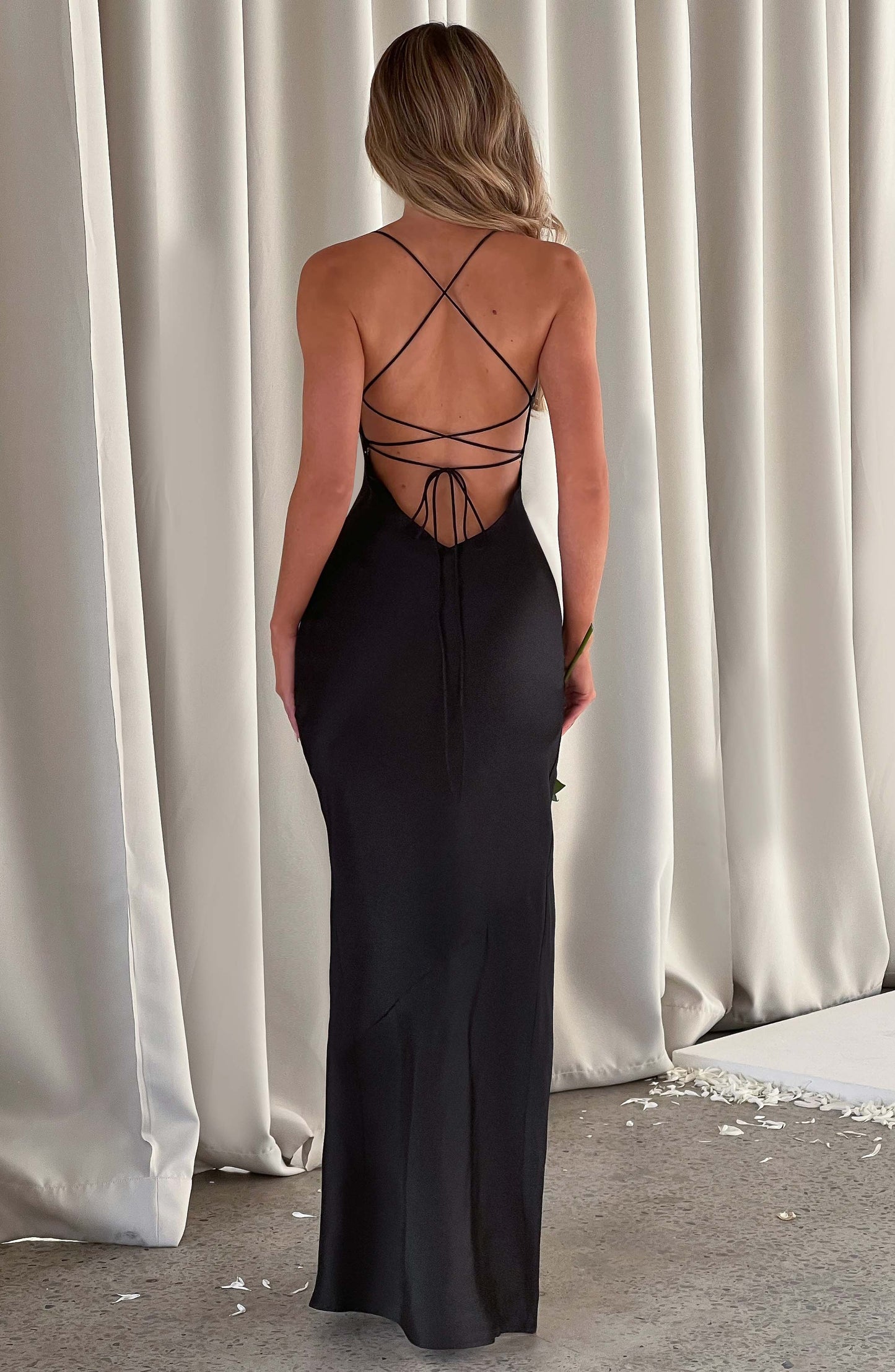 María Maxi Dress - Black
