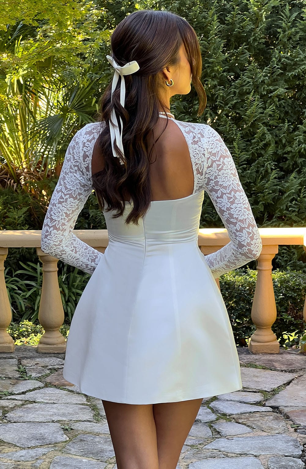 Clara Mini Dress - Ivory