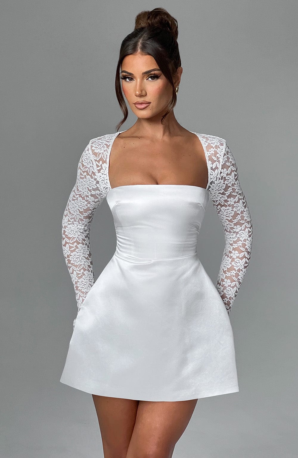 Clara Mini Dress - Ivory