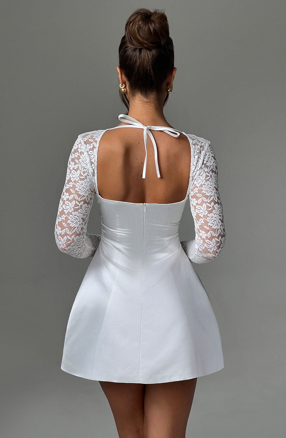 Clara Mini Dress - Ivory