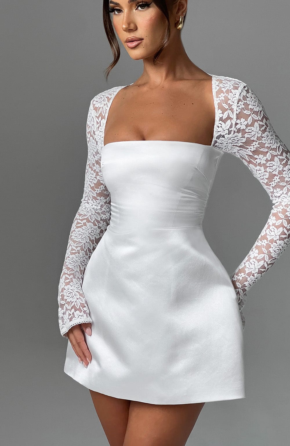 Clara Mini Dress - Ivory