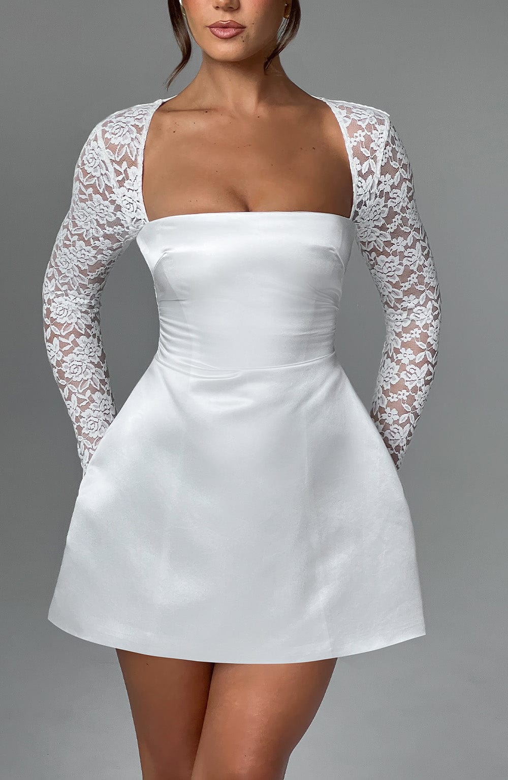 Clara Mini Dress - Ivory