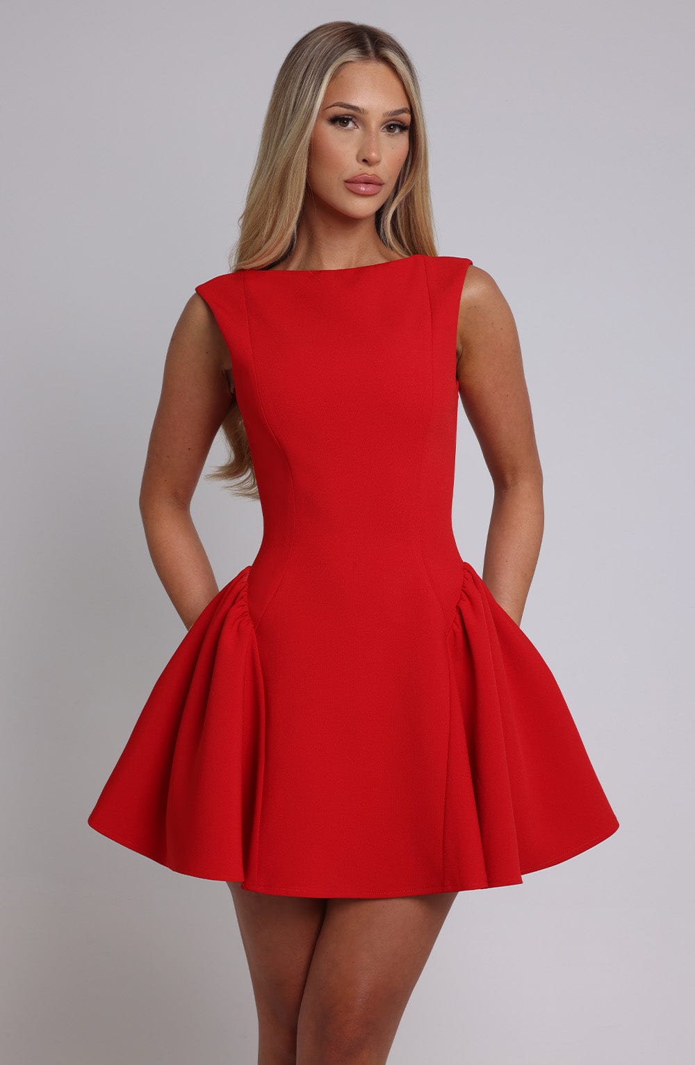 Salome Mini Dress - Red