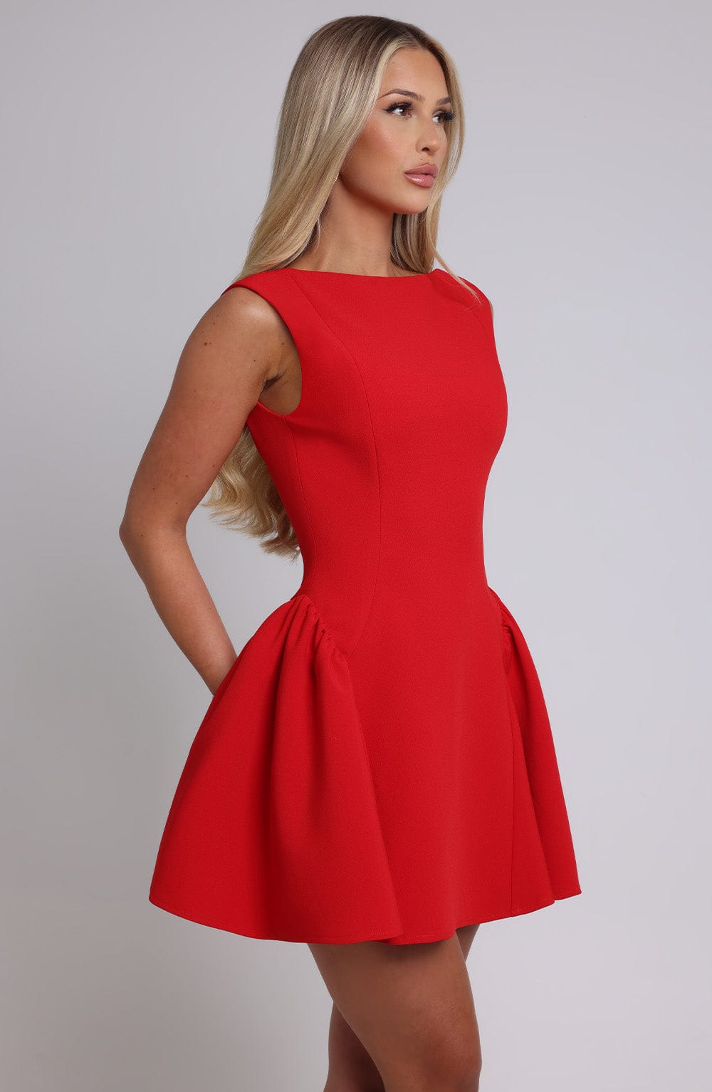Salome Mini Dress - Red