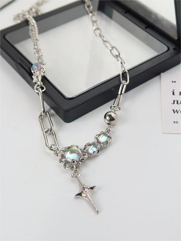 Y2k Star Cross Butterfly Heart Vintage Set Pendant