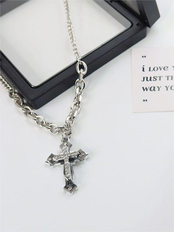 Y2k Star Cross Butterfly Heart Vintage Set Pendant