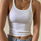 Basic stretch knit cami tank top in different colors