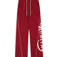 Old school baggy sweatpants with seams and logo design