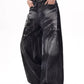 Black Vintage Heavyweight Aged Tie Dye Boyfriend Jeans