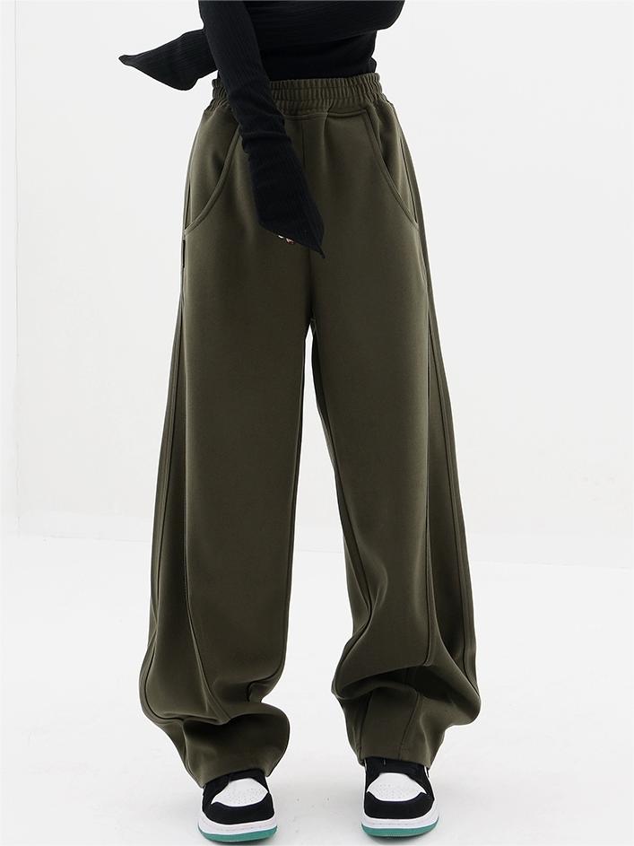 Old School Solid Color Baggy Sweatpants