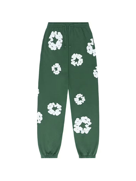 Multifarbene 2000s Blumenmuster Sweatpants