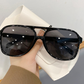 American Vintage Oval Full Rim Sunglasses 