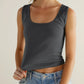 JY Gray Vintage Ribbed Slim Fit Tank Top/Gray Vintage Ribbed Slim Fit Tank Top