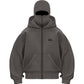 Mehrfarbiger 2000er Jahre Street Doppelhut Oversized Hoodie Für Herren