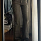 Braune Vintage Maßgefertigte Schlagjeans