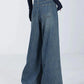 Blue Vintage Versatile High Waist Baggy Boyfriend Jeans