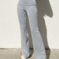 Grey Vintage Low Rise Flared Pants