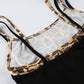 Y2k Leopard Print Two Piece Cami Top