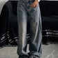 Vintage distressed boyfriend jeans with a wash effect