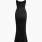 Classic Adjustable Straps Maxi Slip Dress