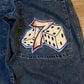 Vintage 2000s Embroidery Hip Hop Street Boyfriend Jeans