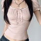 Pink Vintage Casual Short Sleeve T-Shirt