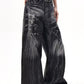 Black Vintage Heavyweight Aged Tie Dye Boyfriend Jeans