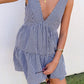 Venice Black Gingham Mini Dress