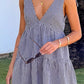 Venice Black Gingham Mini Dress