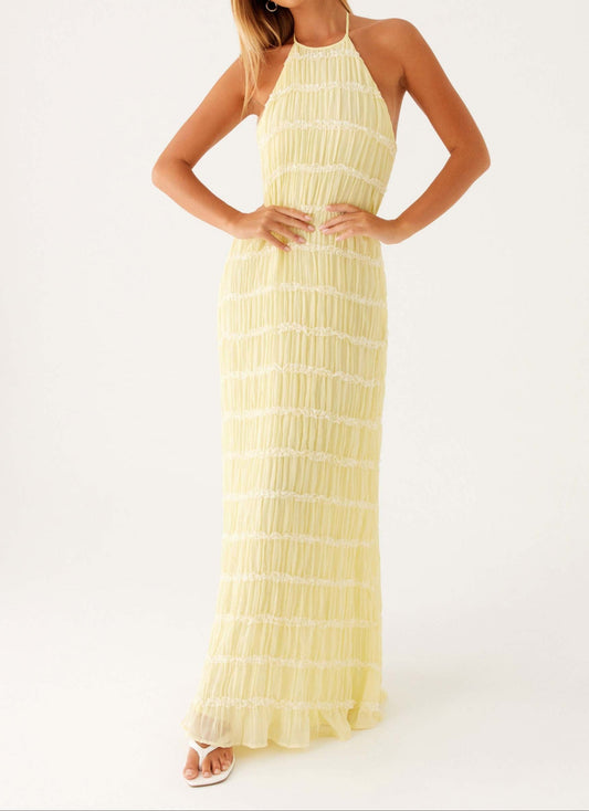 Paula Maxi Dress - Yellow