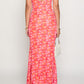 Orsa Orange Floral Maxi Dress